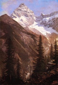 Rocosas canadienses, glaciar Asulkan de Albert Bierstadt